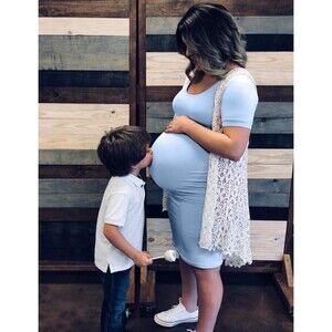 Maternity T-shirt Dress Size small NWT